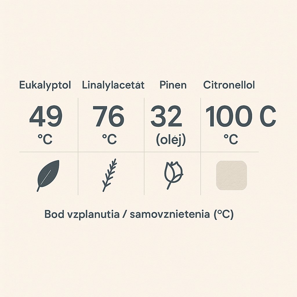 Botanická svíčka se suchou eukalyptovou větvičkou zalitou u knotu