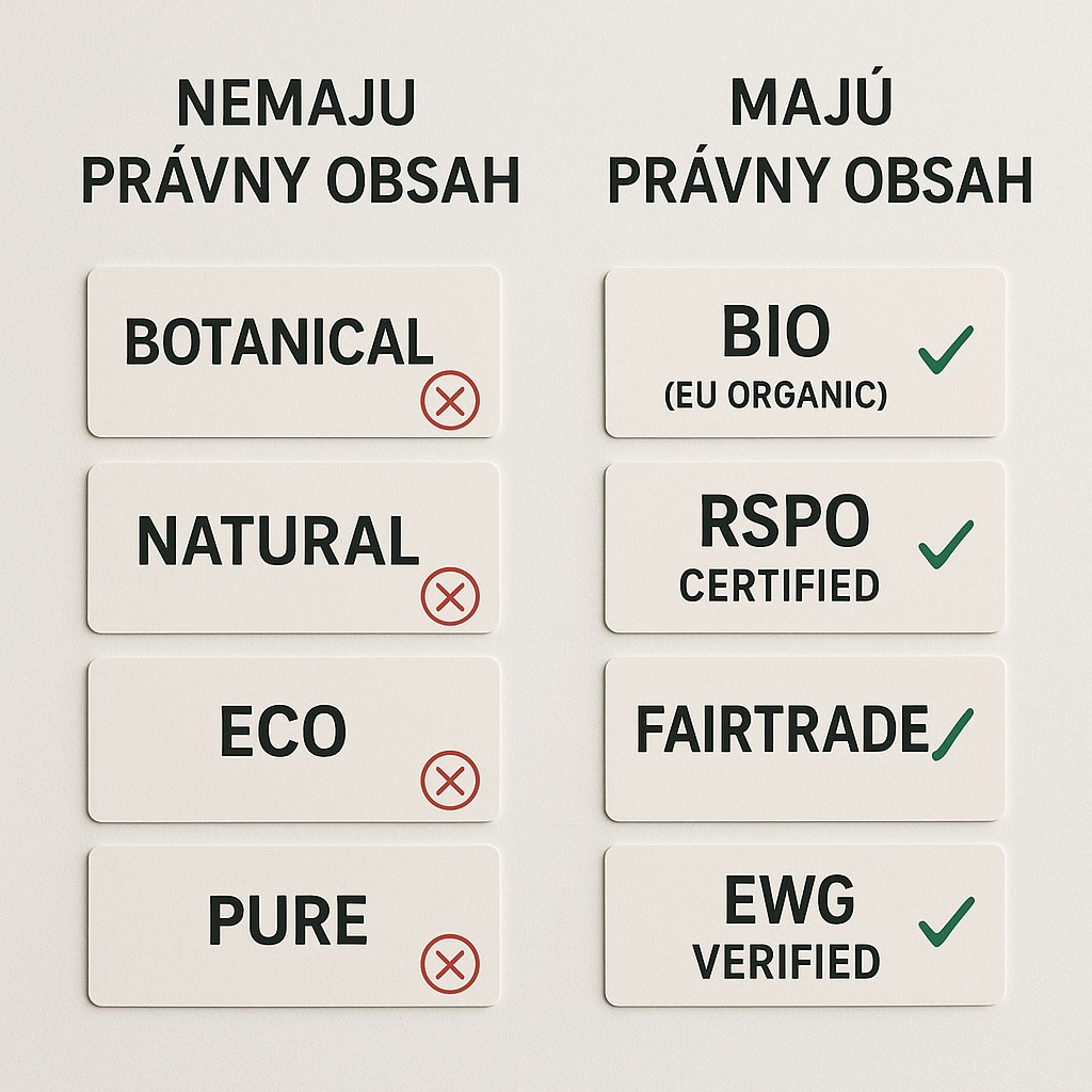 Dvě podobně vypadající skleněné svíčky vedle sebe — laciná drogeriová s nálepkou Botanical & Eco za 1,79 € a řemeslná boutique svíčka za 18 €, neutrální denní světlo